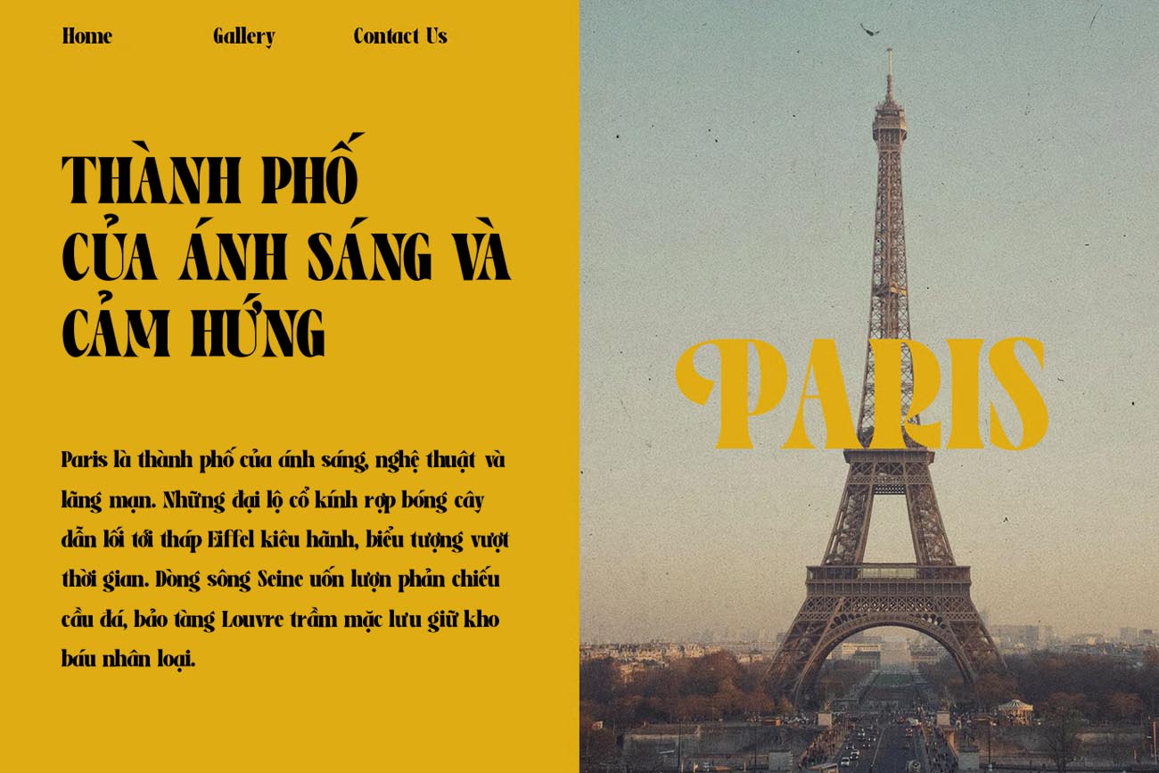 font Việt h&oacute;a TH Romaben: Tuyệt phẩm Serif mang phong c&aacute;ch Vintage cổ điển